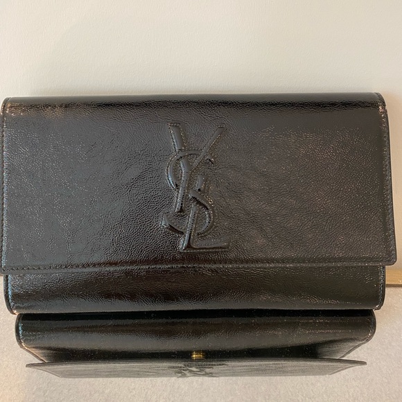 YSL belle de hour crashed patent leather clutch - Picture 3 of 8
